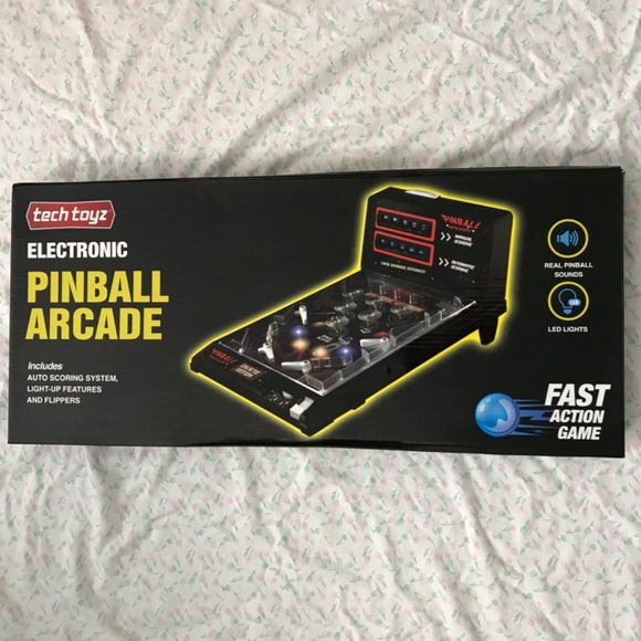 NEW Tech Toyz Electronic Tabletop Pinball Arcade Machine Galactic Edition Space - Picture 10 of 16